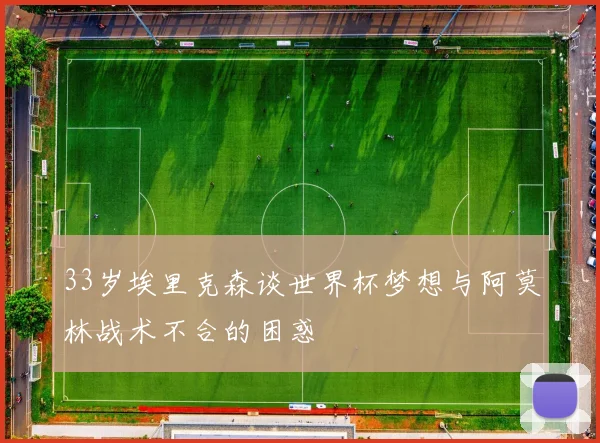 33岁埃里克森谈世界杯梦想与阿莫林战术不合的困惑